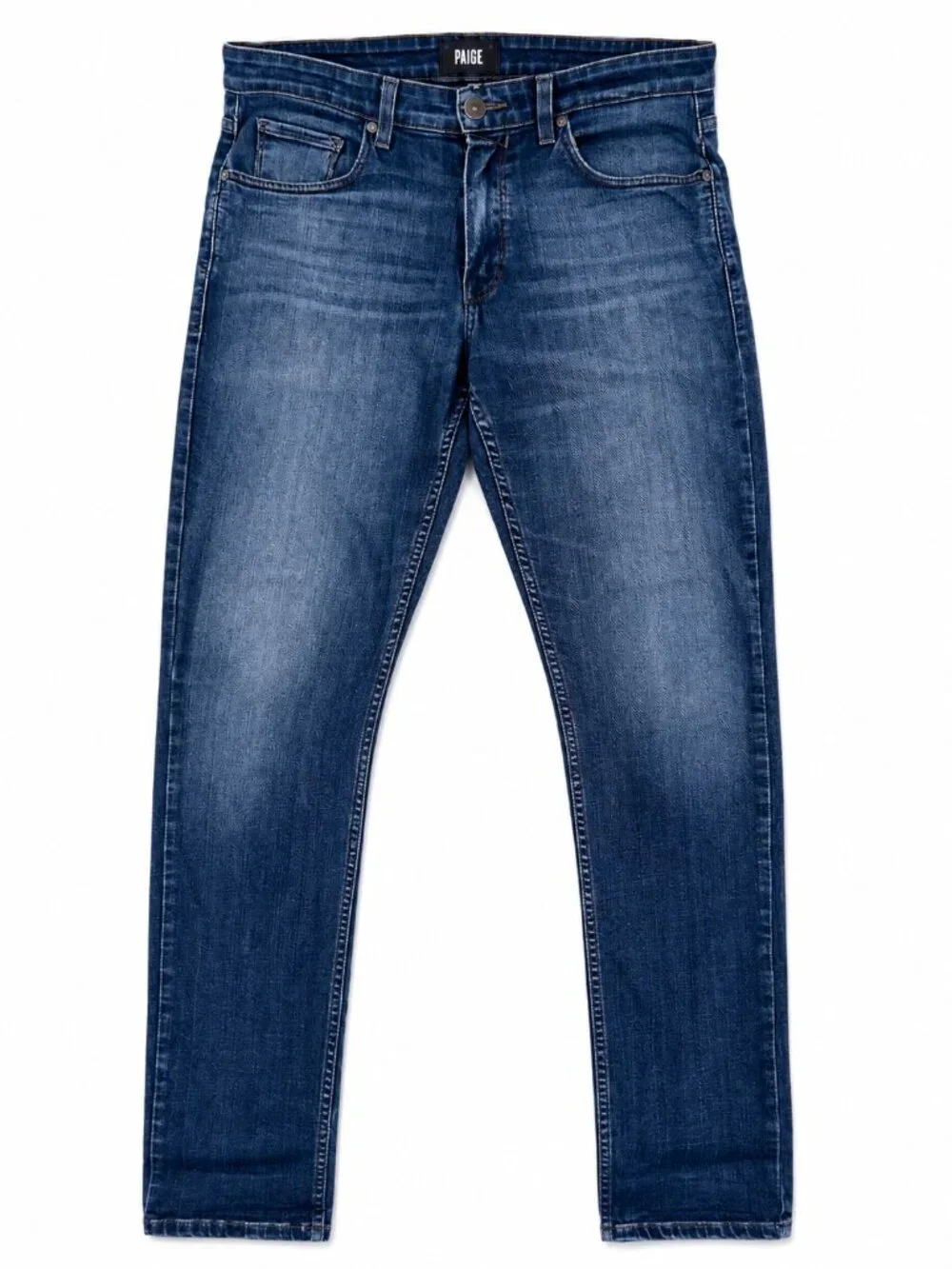 PAIGE Lennox Premium Stretch Jeans Medium Wash 36x33 USA